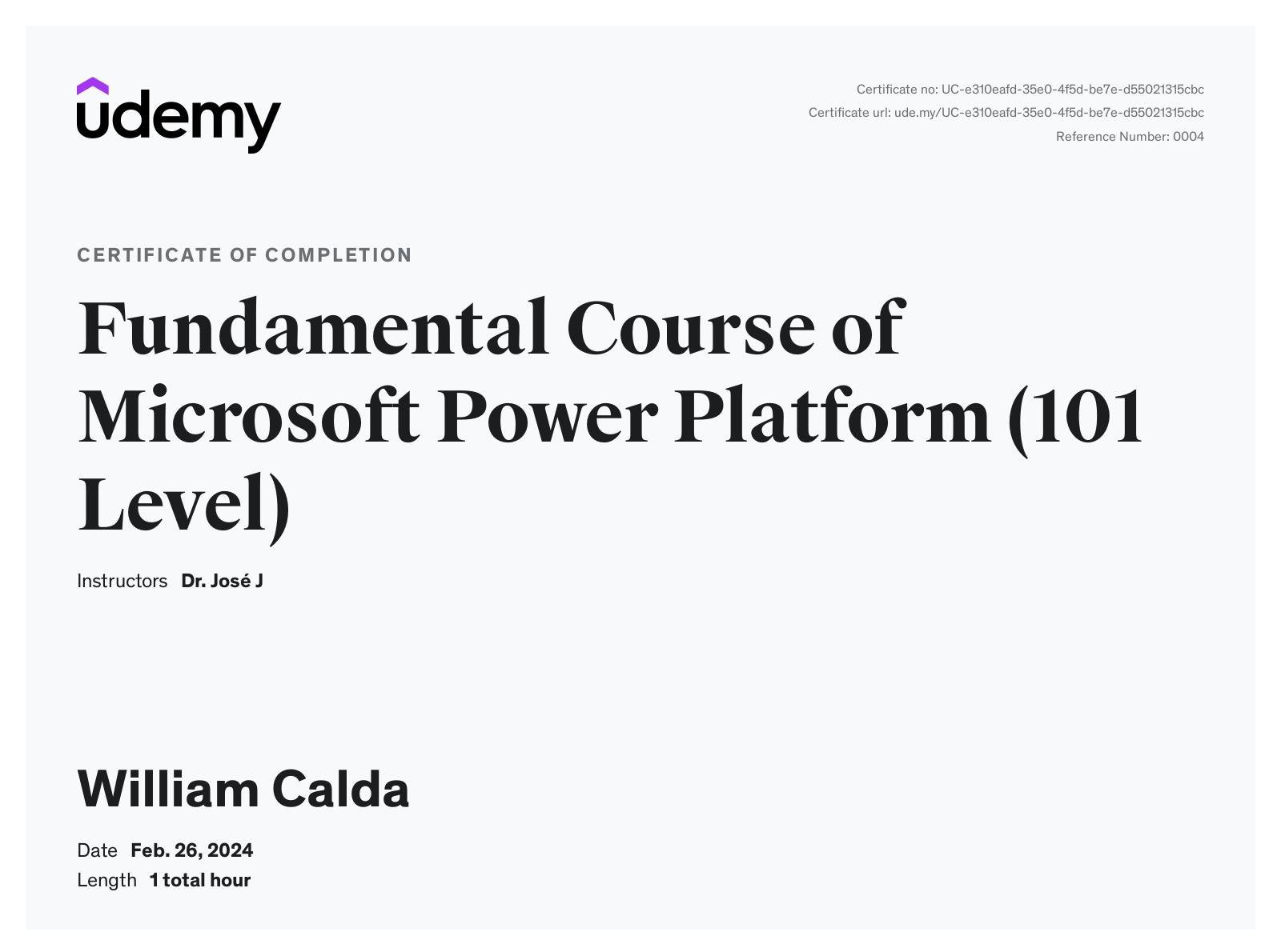 Fundamental Course of Microsoft Power Platform